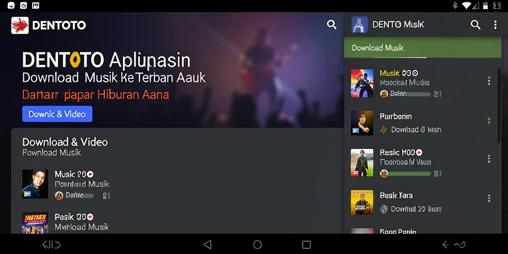 Screenshot DENTOTO menampilkan antarmuka yang bersih dan mudah digunakan.