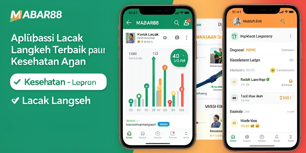 Antarmuka MABAR88 menampilkan fitur Lacak Langkah yang menarik.