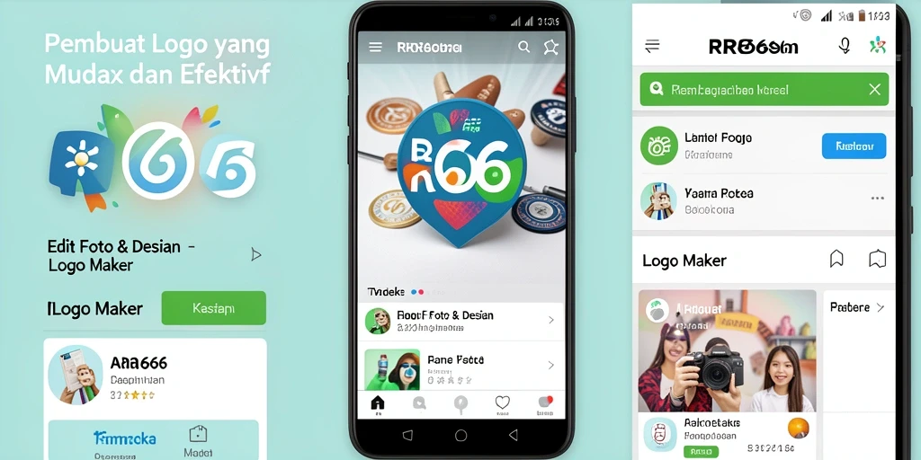 Tampilan antarmuka aplikasi RR666 yang user-friendly dan menarik.